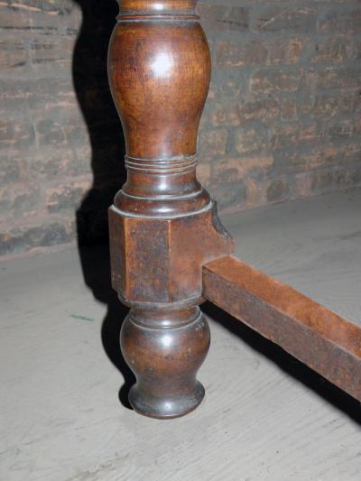 French 19th Century Louis Philippe Walnut Long Dining Center Console Table