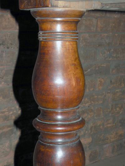 French 19th Century Louis Philippe Walnut Long Dining Center Console Table