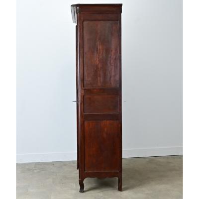 French 19th Century Louis XV Style Carved Oak Armoire