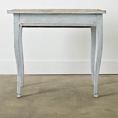 French 19th Century Louis XV Style Needlepoint Tea Table