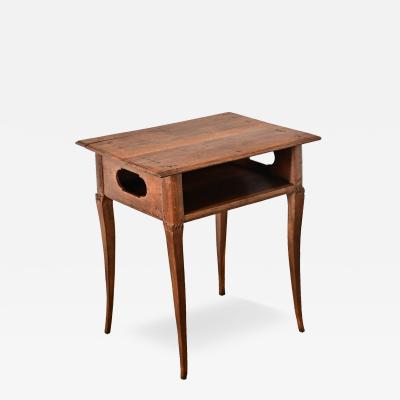 French 19th Century Louis XV Style Oak Side Table