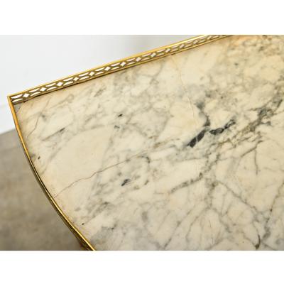 French 19th Century Louis XVI Mahogany Demilune Console