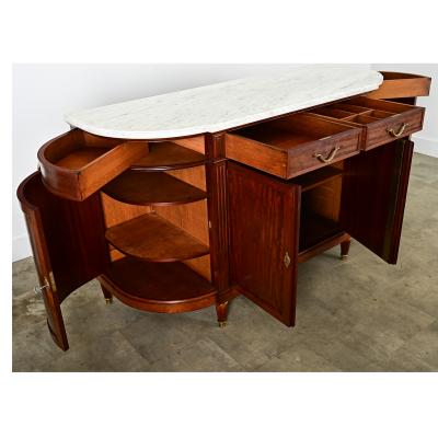 French 19th Century Louis XVI Style Demilune Enfilade
