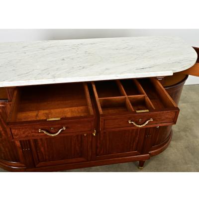 French 19th Century Louis XVI Style Demilune Enfilade