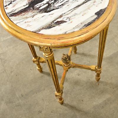 French 19th Century Louis XVI Style Gilt Gu ridon