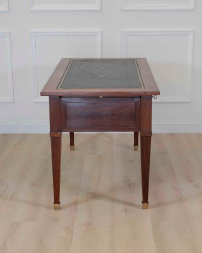 French 19th Century Louis XVI Style Leather Top Desk