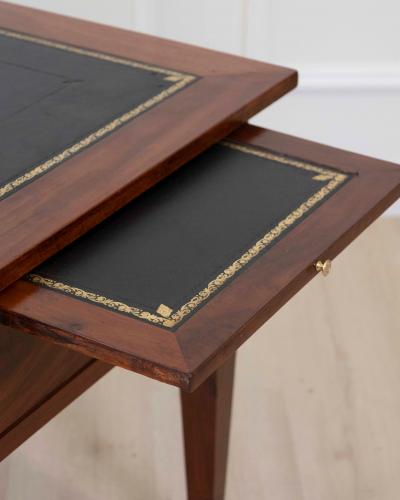 French 19th Century Louis XVI Style Leather Top Desk