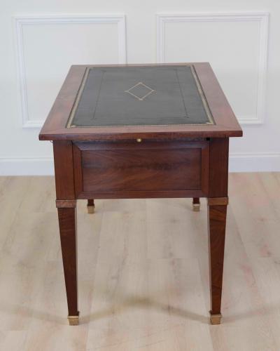 French 19th Century Louis XVI Style Leather Top Desk