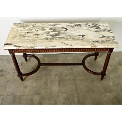 French 19th Century Louis XVI Style Mahogany Center Table