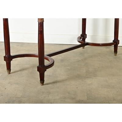 French 19th Century Louis XVI Style Mahogany Center Table
