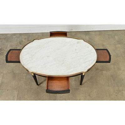French 19th Century Louis XVI Style Oval Coffee Table