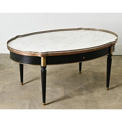 French 19th Century Louis XVI Style Oval Coffee Table