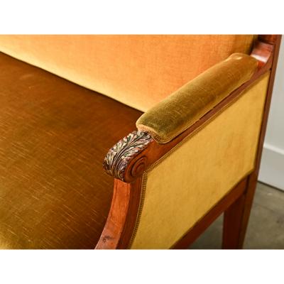 French 19th Century Louis XVI Tall Back Settee