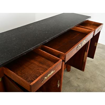 French 19th Century Mahogany Empire Enfilade