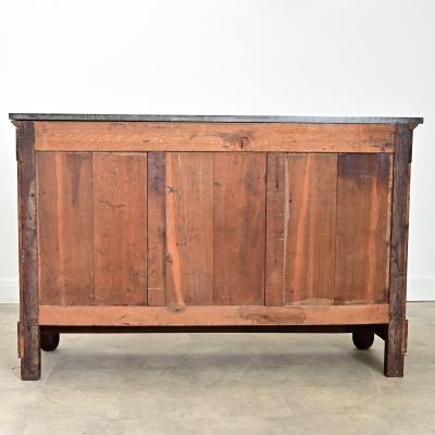 French 19th Century Mahogany Empire Enfilade with Marble Top