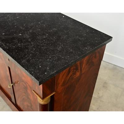 French 19th Century Mahogany Empire Enfilade with Marble Top