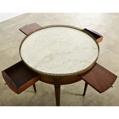French 19th Century Mahogany Gueridon Bouillotte Table