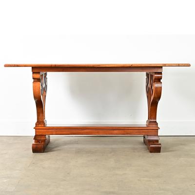 French 19th Century Mahogany Library Table