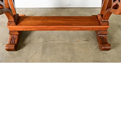 French 19th Century Mahogany Library Table