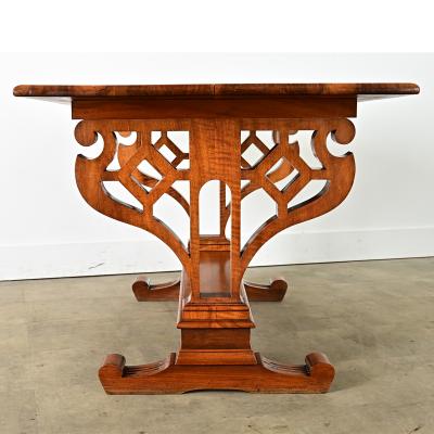 French 19th Century Mahogany Library Table