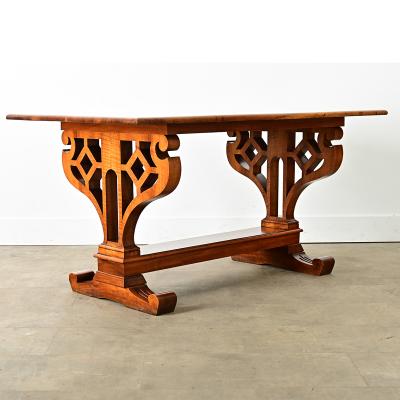 French 19th Century Mahogany Library Table