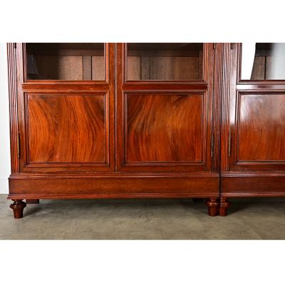 French 19th Century Mahogany Louis XVI Style Bibliotheque