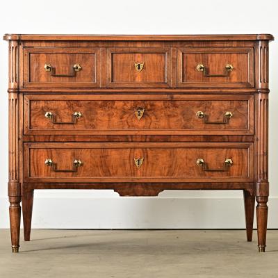 French 19th Century Mahogany Louis XVI Style Commode
