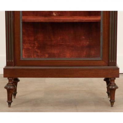 French 19th Century Mahogany Louis XVI Style Vitrine