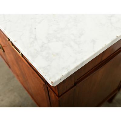 French 19th Century Mahogany Marble Buffet