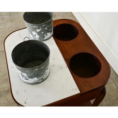 French 19th Century Mahogany Rafraichissoir