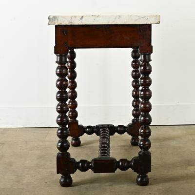 French 19th Century Mahogany Side Table with Drawer