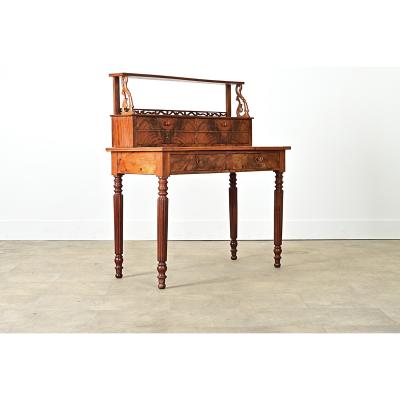 French 19th Century Mahogany Writing Desk