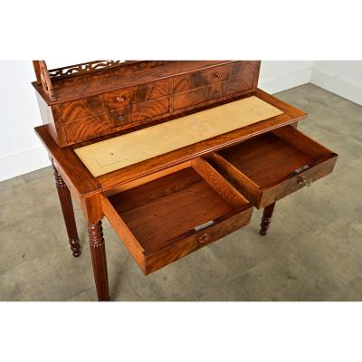 French 19th Century Mahogany Writing Desk