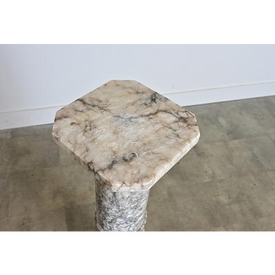 French 19th Century Marble Column Pedestal