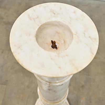 French 19th Century Marble Column Pedestal
