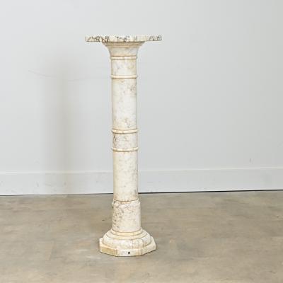 French 19th Century Marble Column Pedestal