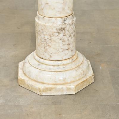 French 19th Century Marble Column Pedestal