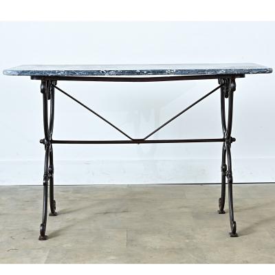 French 19th Century Marble Top Bistro Table