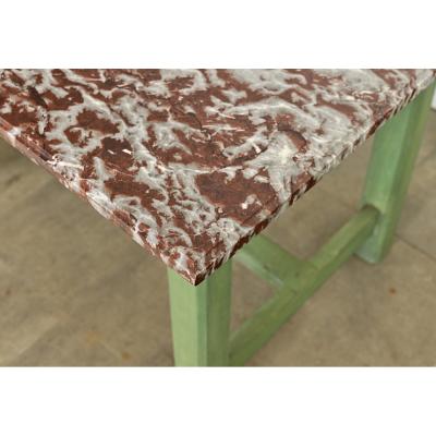 French 19th Century Marble top Work Table