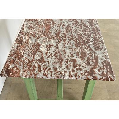 French 19th Century Marble top Work Table