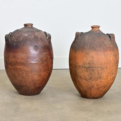 French 19th Century Massive Ceramic Olive Oil Jars