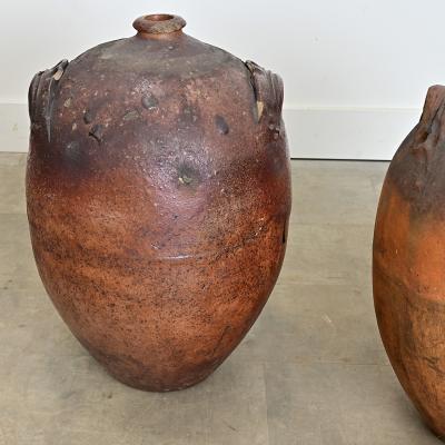 French 19th Century Massive Ceramic Olive Oil Jars