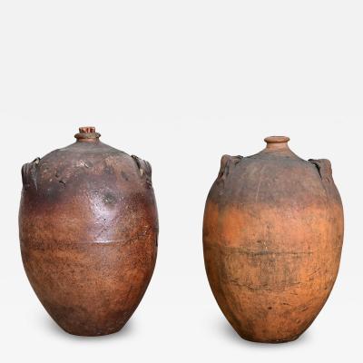 French 19th Century Massive Ceramic Olive Oil Jars