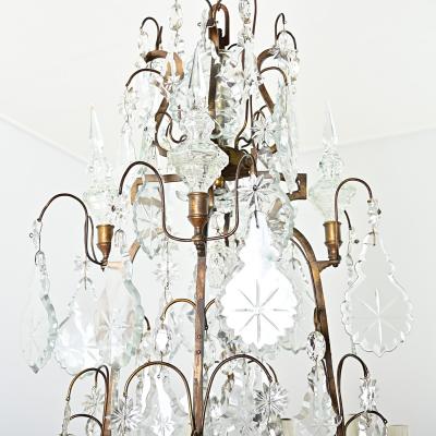 French 19th Century Massive Crystal Chandelier