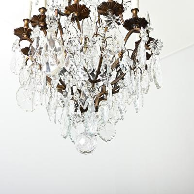 French 19th Century Massive Crystal Chandelier