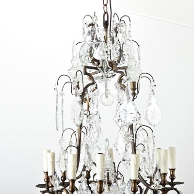 French 19th Century Massive Crystal Chandelier