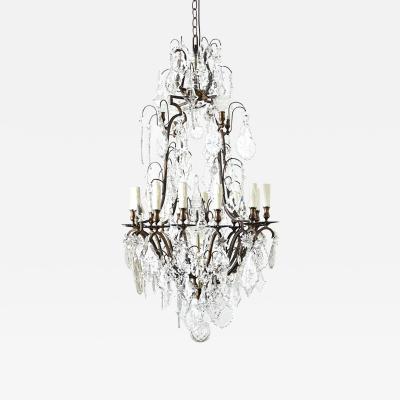 French 19th Century Massive Crystal Chandelier