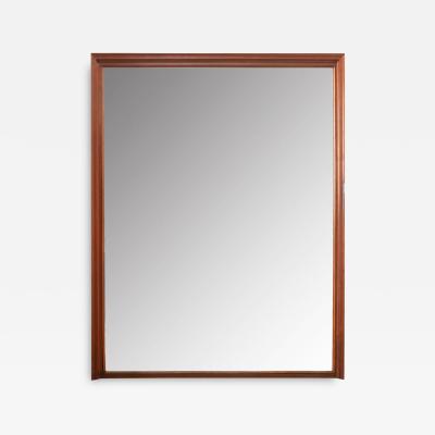 French 19th Century Massive Walnut Mantel Mirror