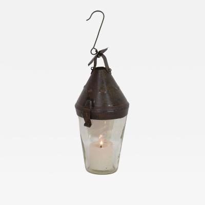 French 19th Century Metal Lantern