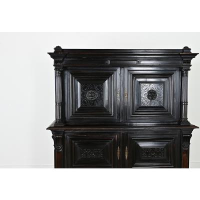 French 19th Century Napoleon III Ebonized Cabinet